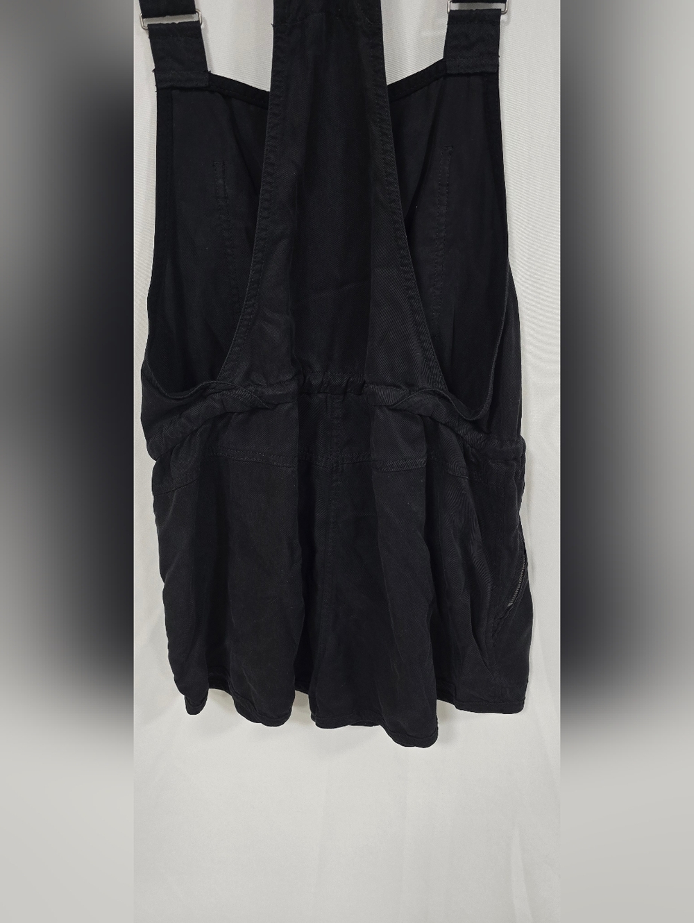 Aritzia Wilfred Free women S Beatriz romper overalls shorts black minimalist - Picture 9 of 10